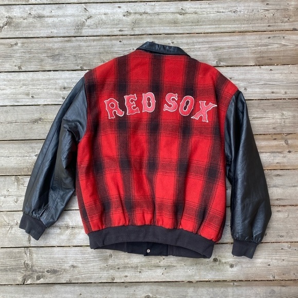 Vintage 90s Boston Red Sox Varsity Jacket MLB Merchandise JH Design XXL - Picture 14 of 15